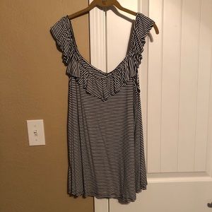 Torrid Off Shoulder Stripe Knit Top